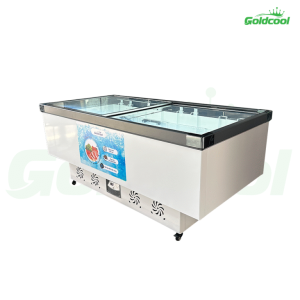 Tủ Đông Kính Phẳng Goldcool GCKP1200L