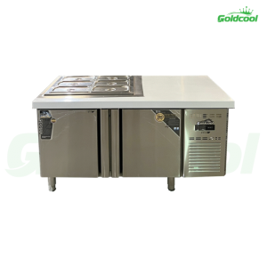 Tủ Mát Salad GoldCool 1.5M – 6 Khay GN 1/3