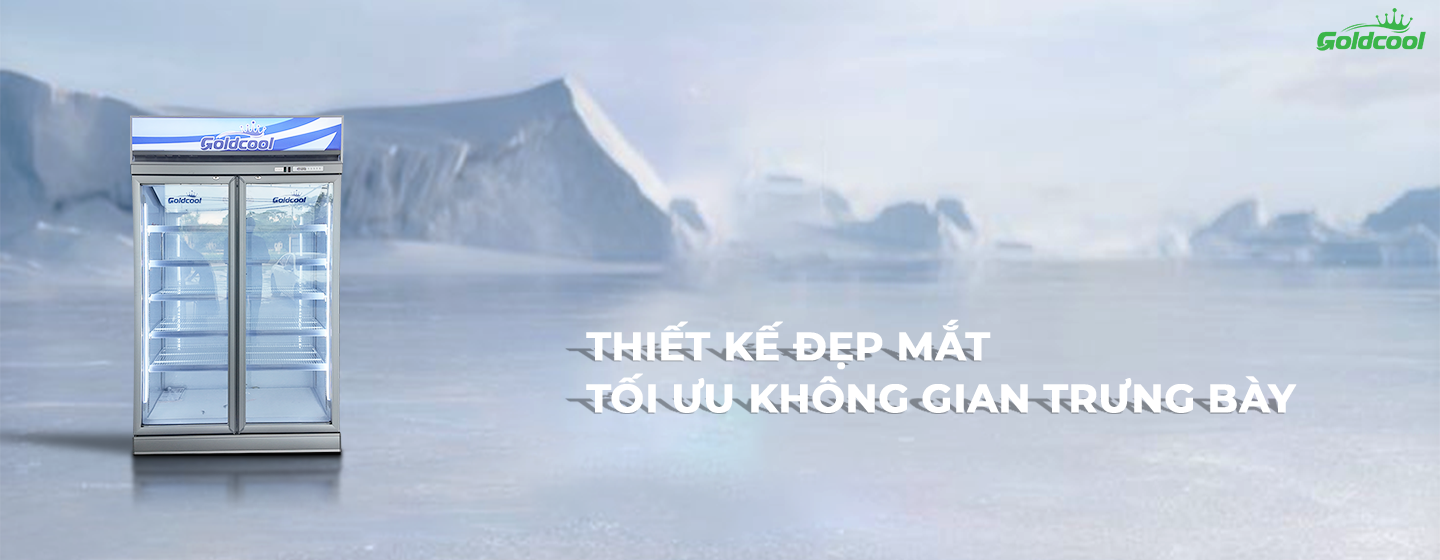 Tủ đông kính đứng