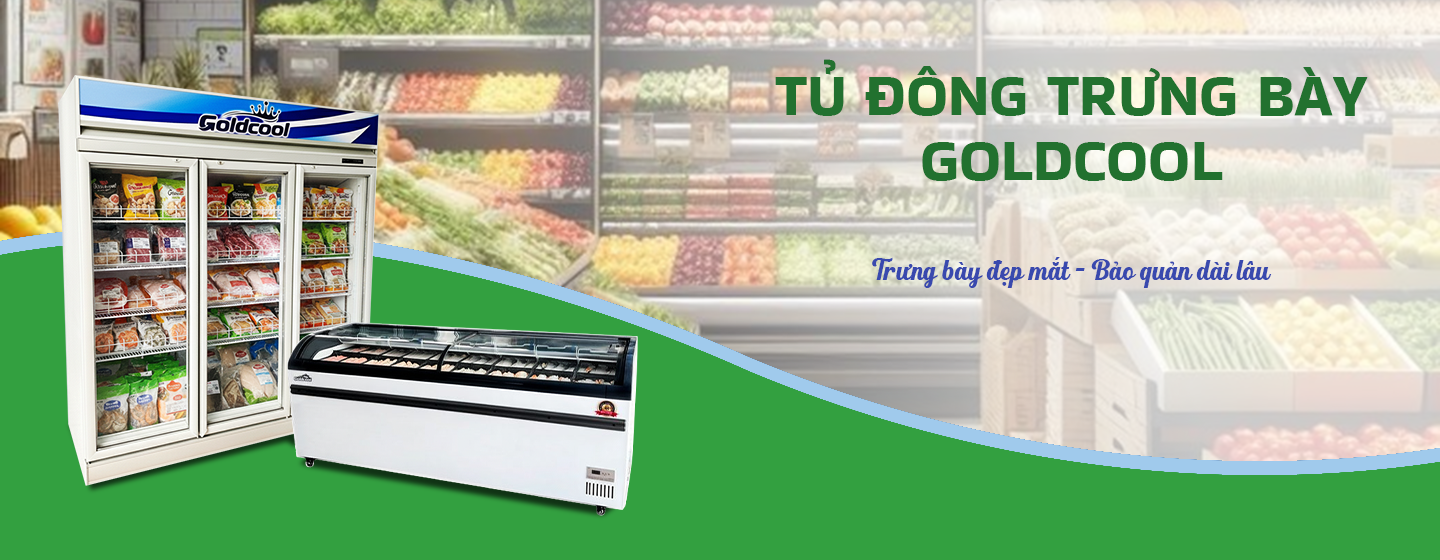 Tủ đông trưng bày